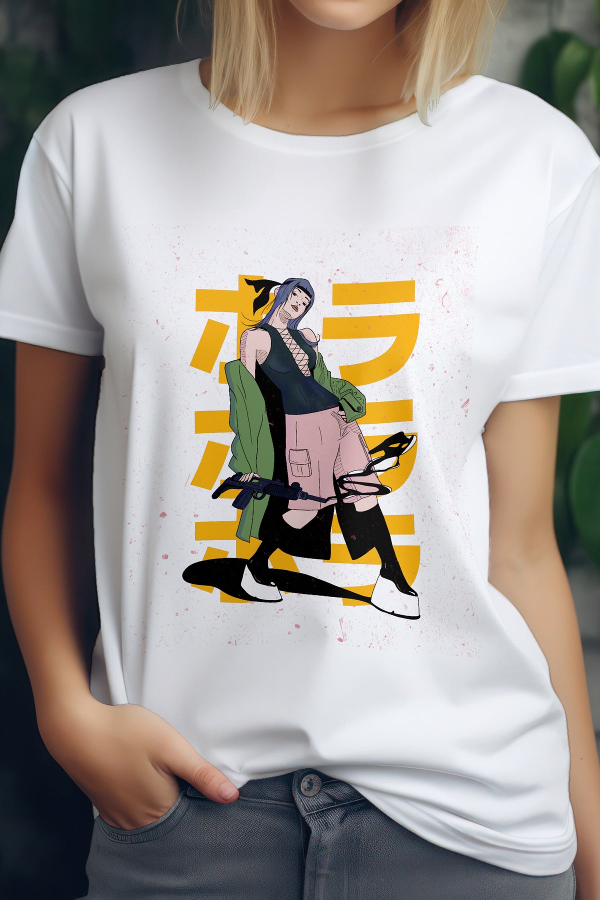 Unisex Elegant Design Graphic Printed Round Neck Cotton T Shirt