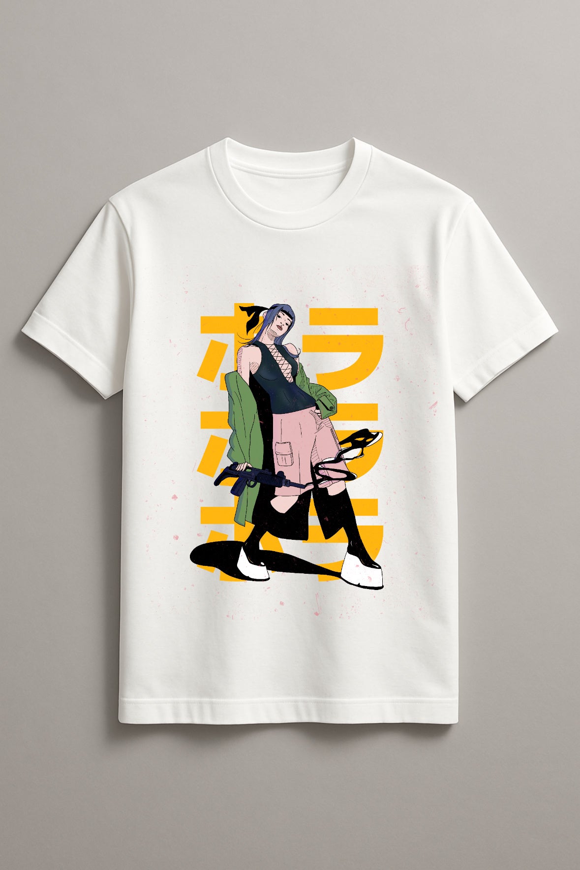 Unisex Elegant Design Graphic Printed Round Neck Cotton T Shirt