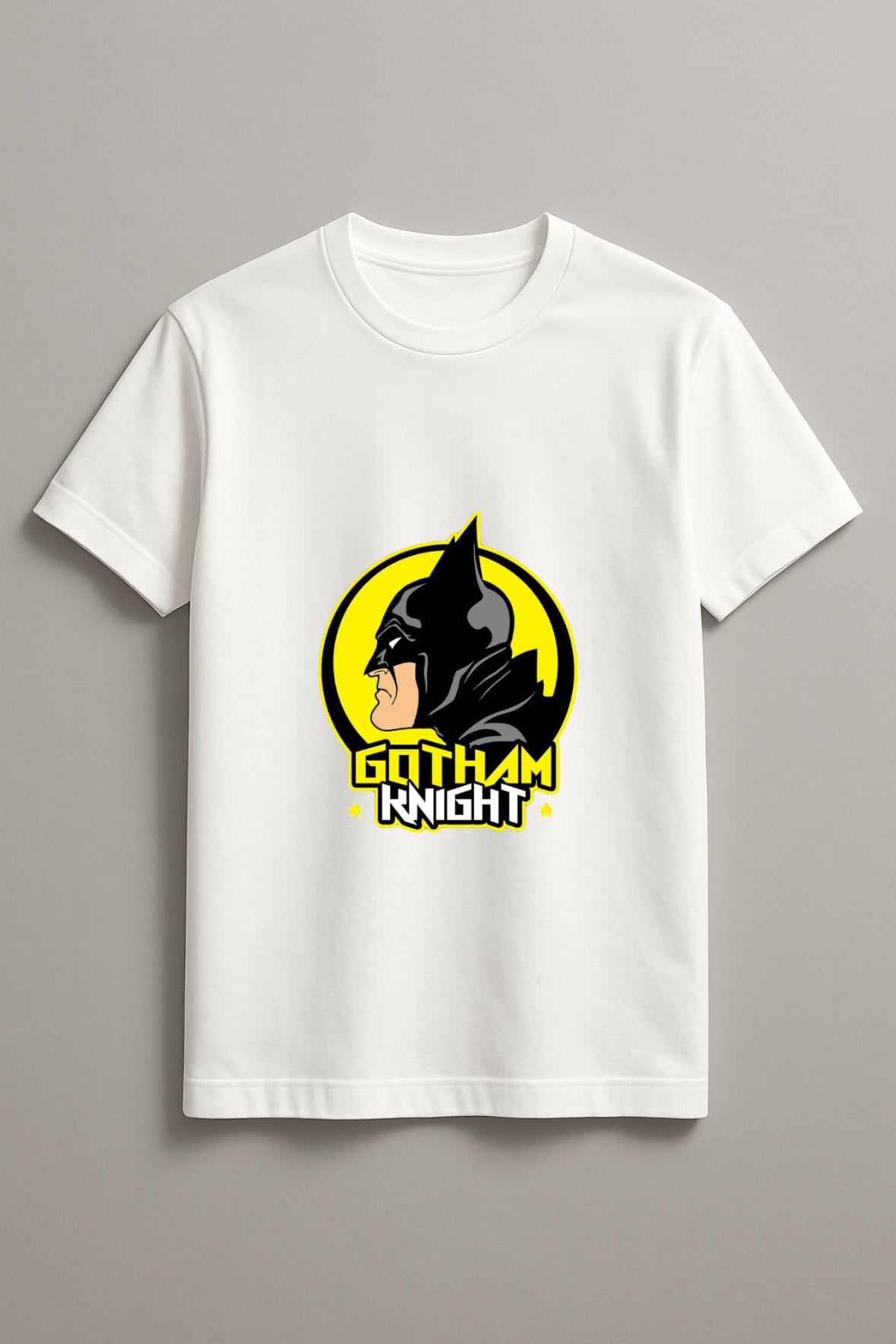 Unisex Batman Graphic Printed Round Neck Cotton T Shirt