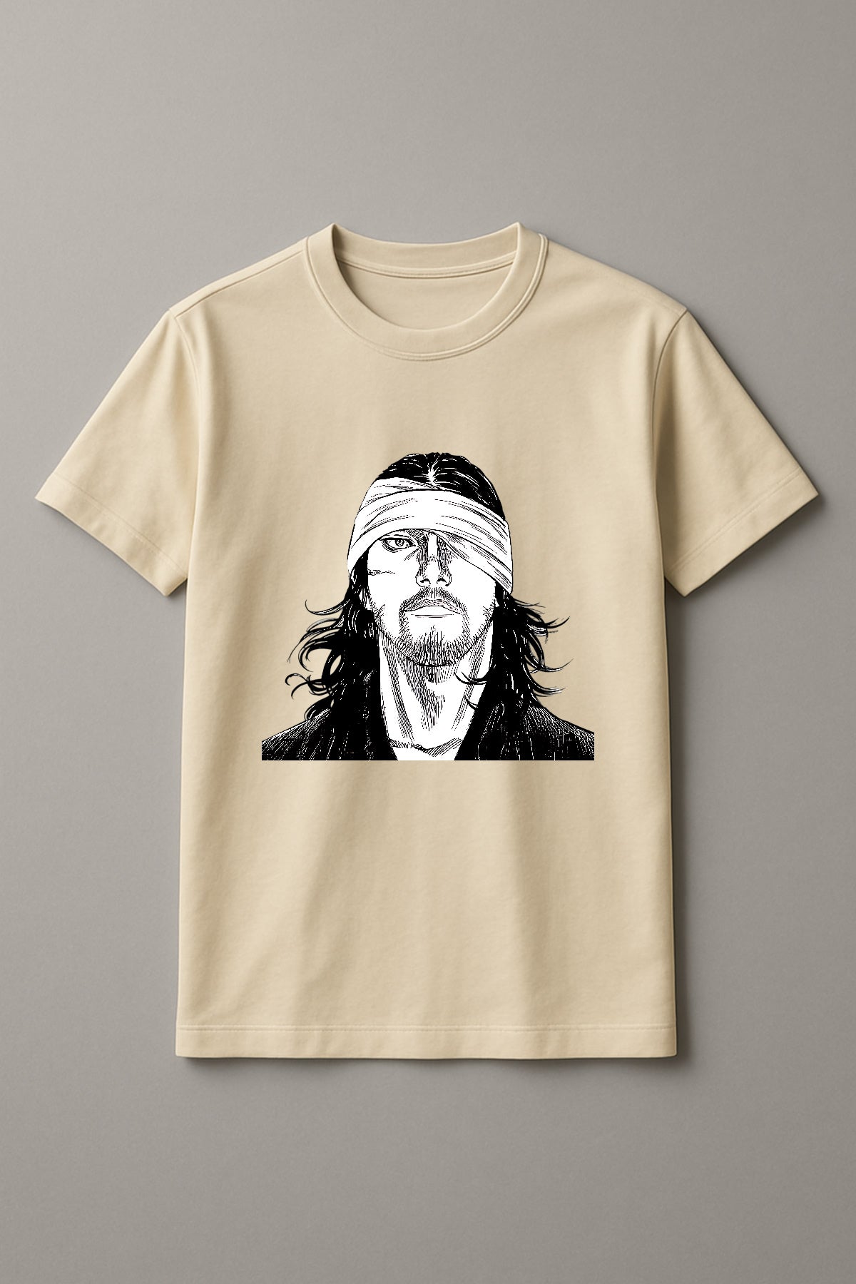 Unisex Pirate guy Graphic Printed Round Neck Cotton T Shirt