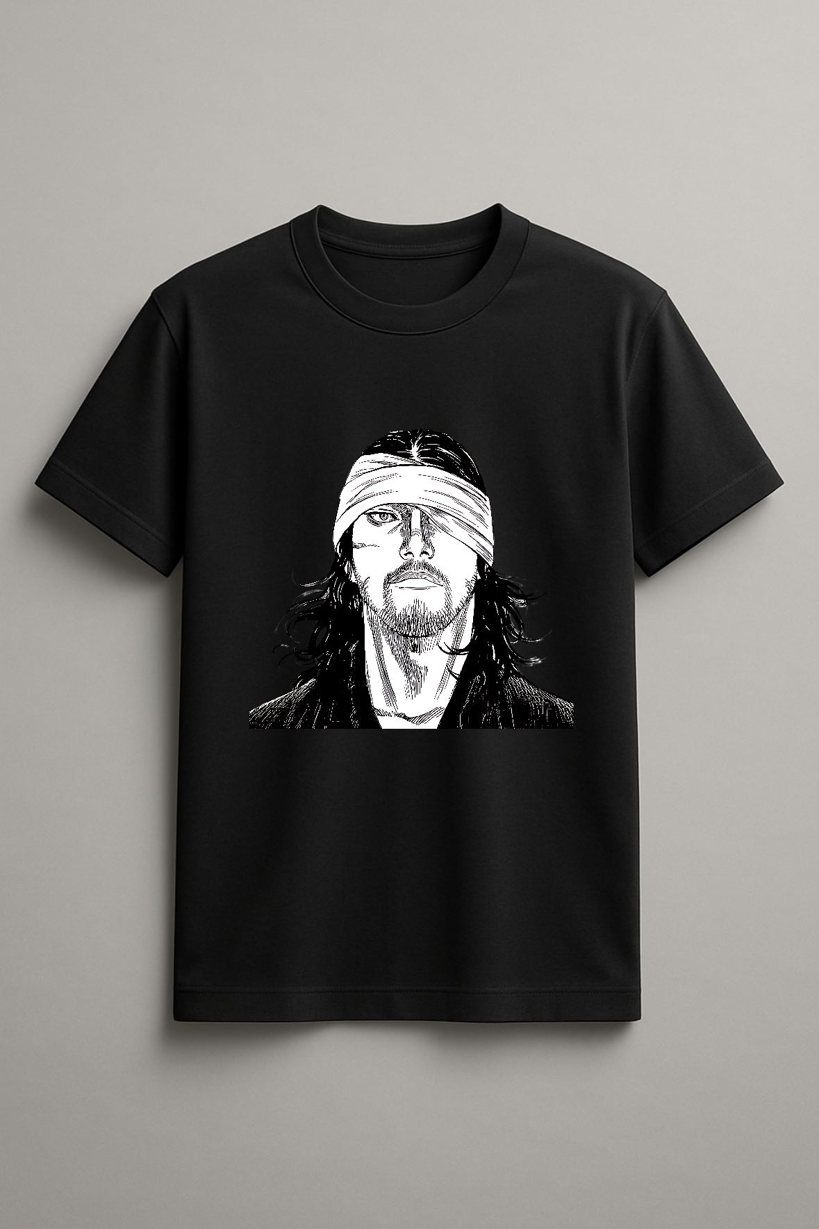 Unisex Pirate guy Graphic Printed Round Neck Cotton T Shirt