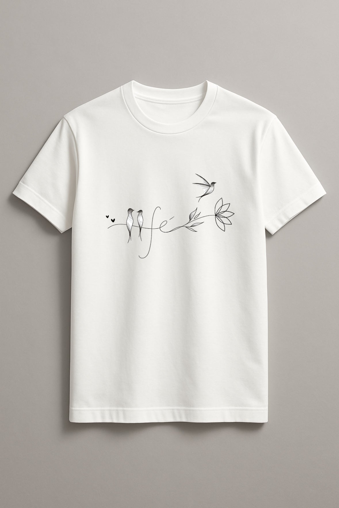 Women's Bird Life Graphic Tee Cotton Round Neck
