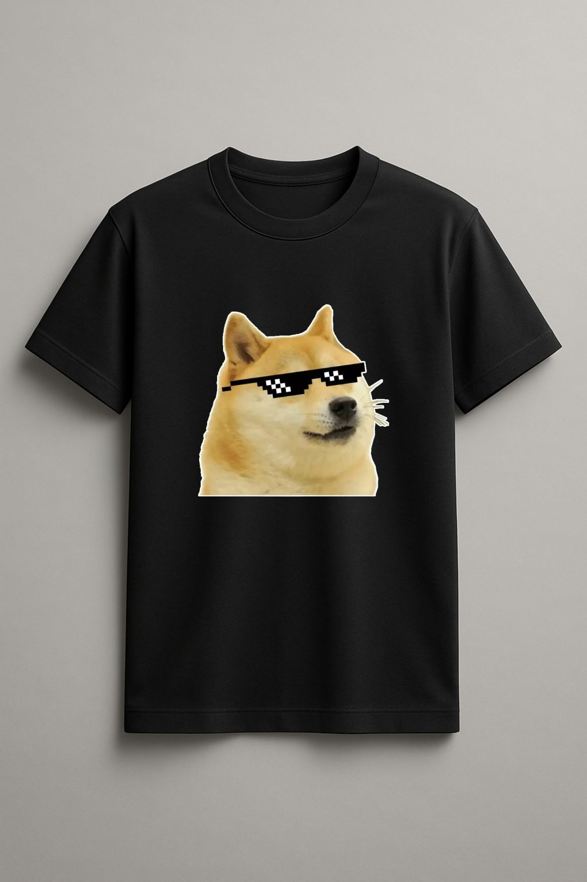 Unisex Cool Cheems Graphic Printed Round Neck Cotton T Shirt