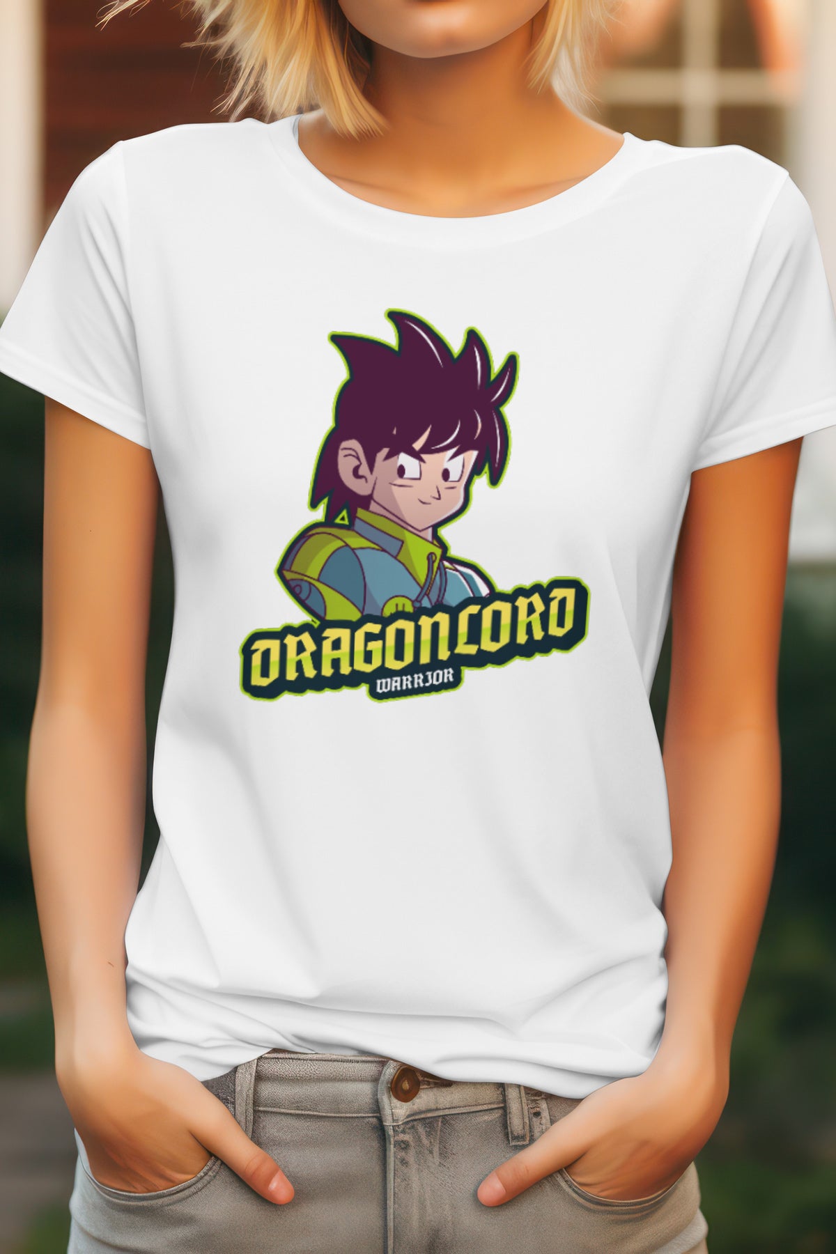 Unisex Lord Goku Graphic Printed Round Neck Cotton T Shirt