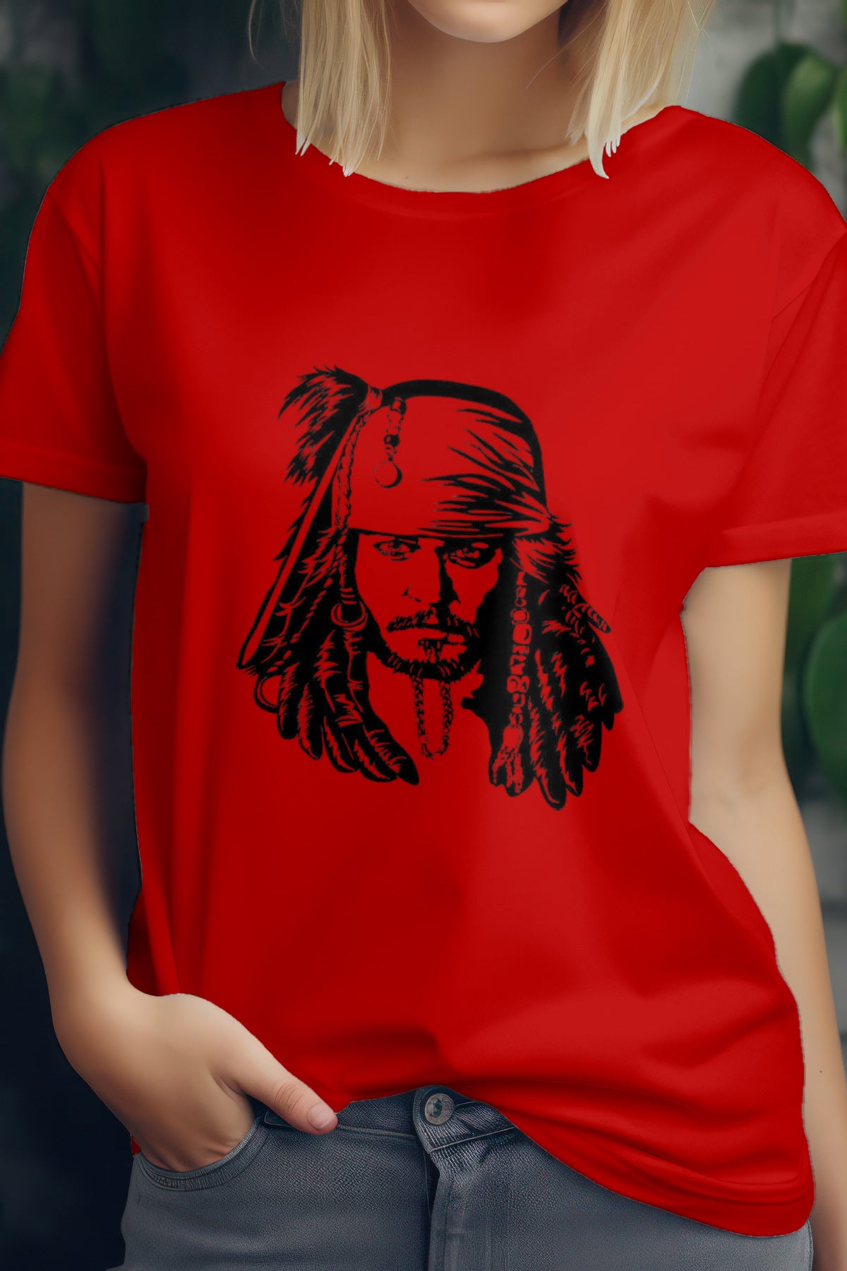 Unisex Jack The Detective Graphic Printed Round Neck Cotton T Shirt