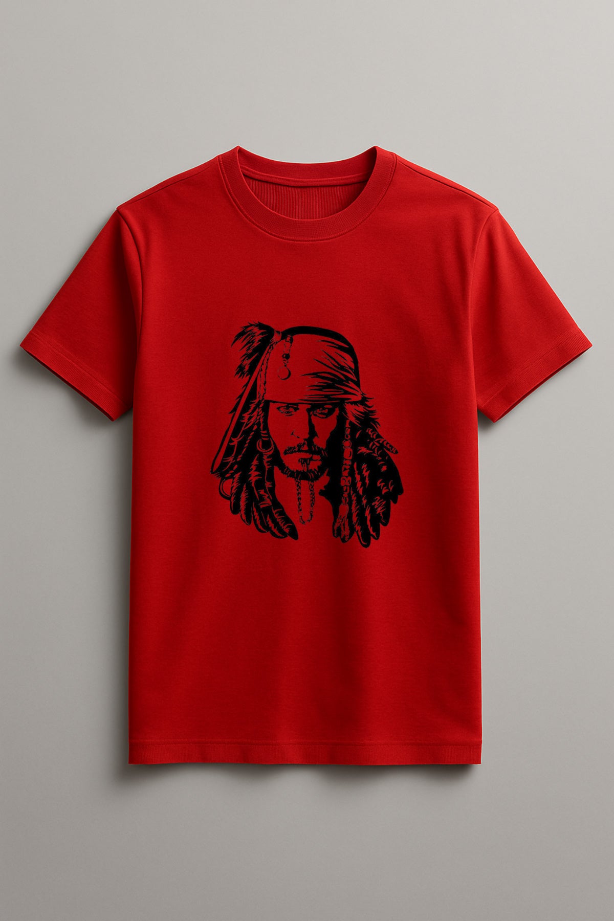 Unisex Jack The Detective Graphic Printed Round Neck Cotton T Shirt