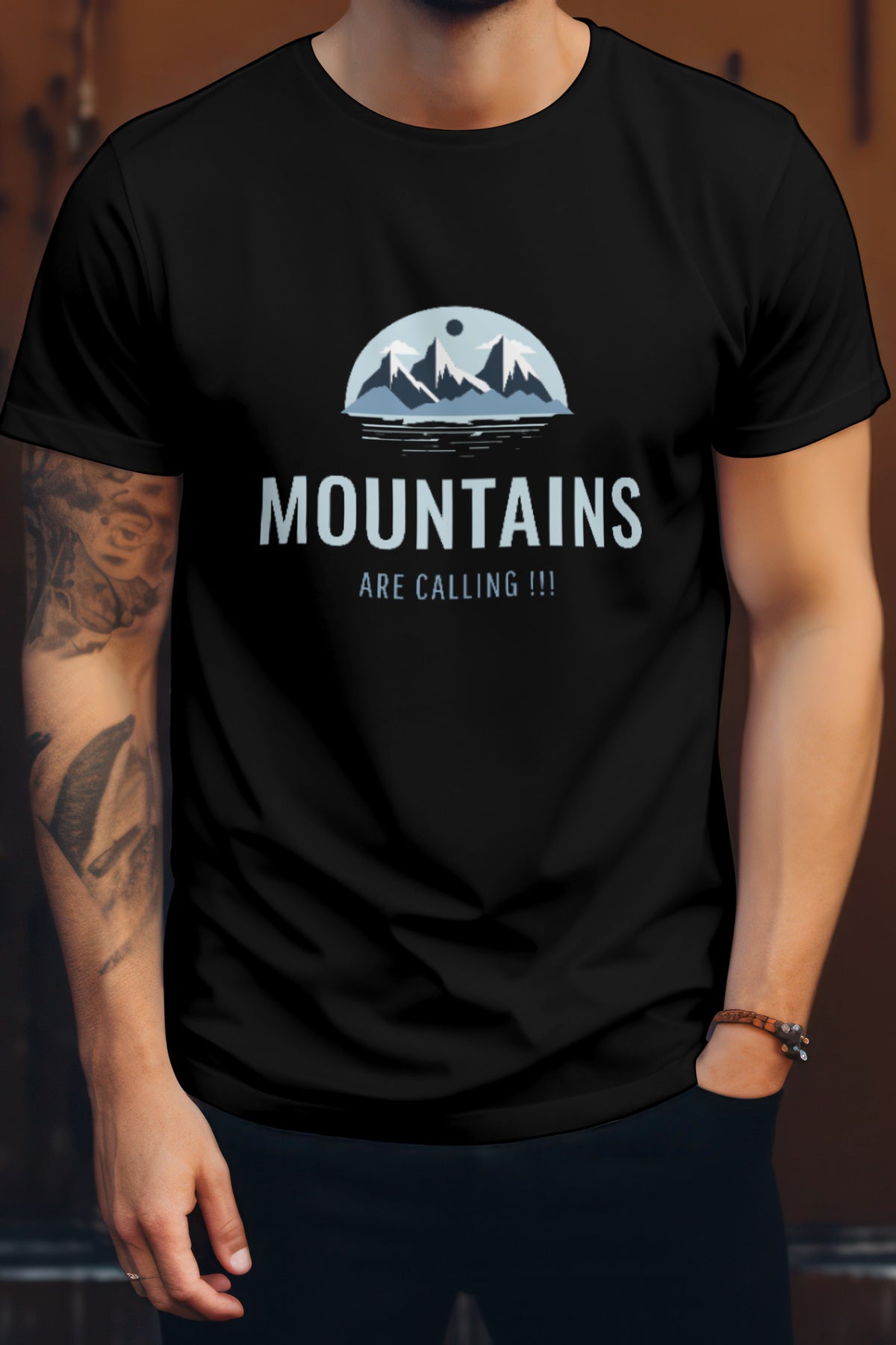 Unisex Catch Waves Graphic Printed Round Neck Cotton T Shirt