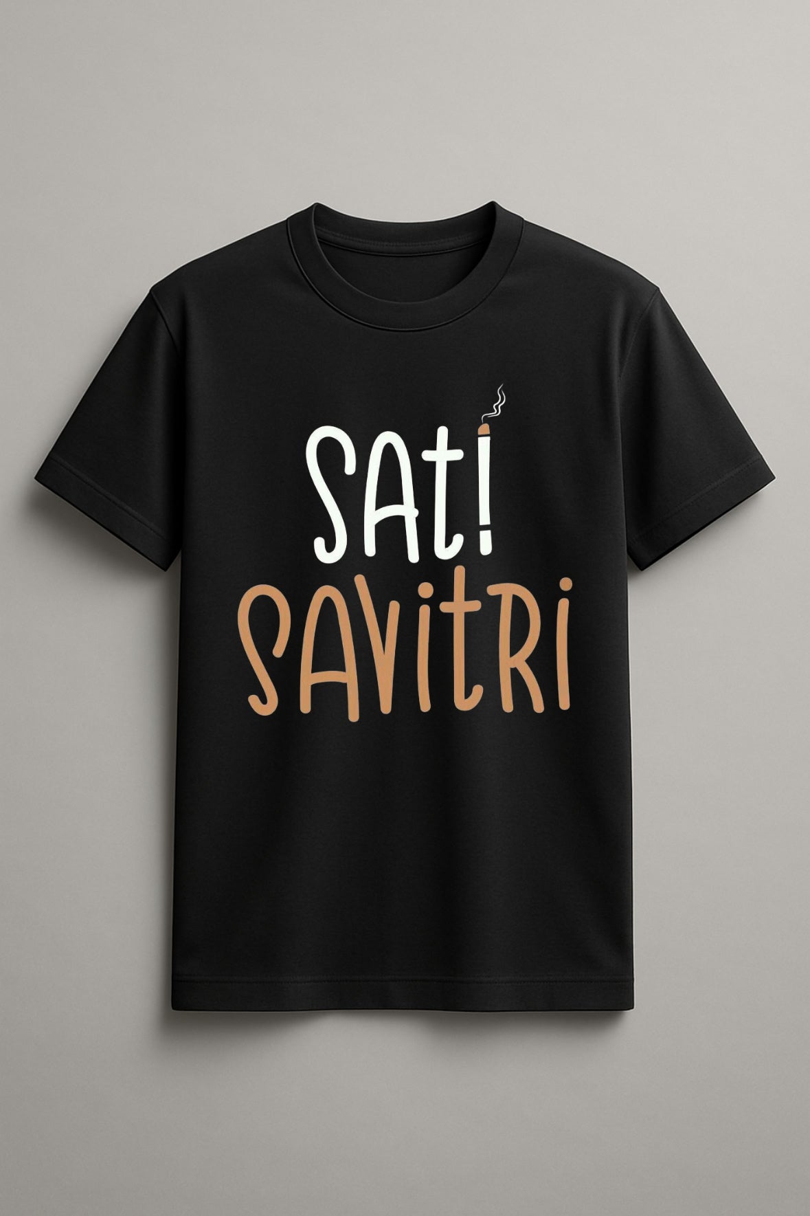 Women's Sati Savitri Graphic Tee Round Neck Cotton