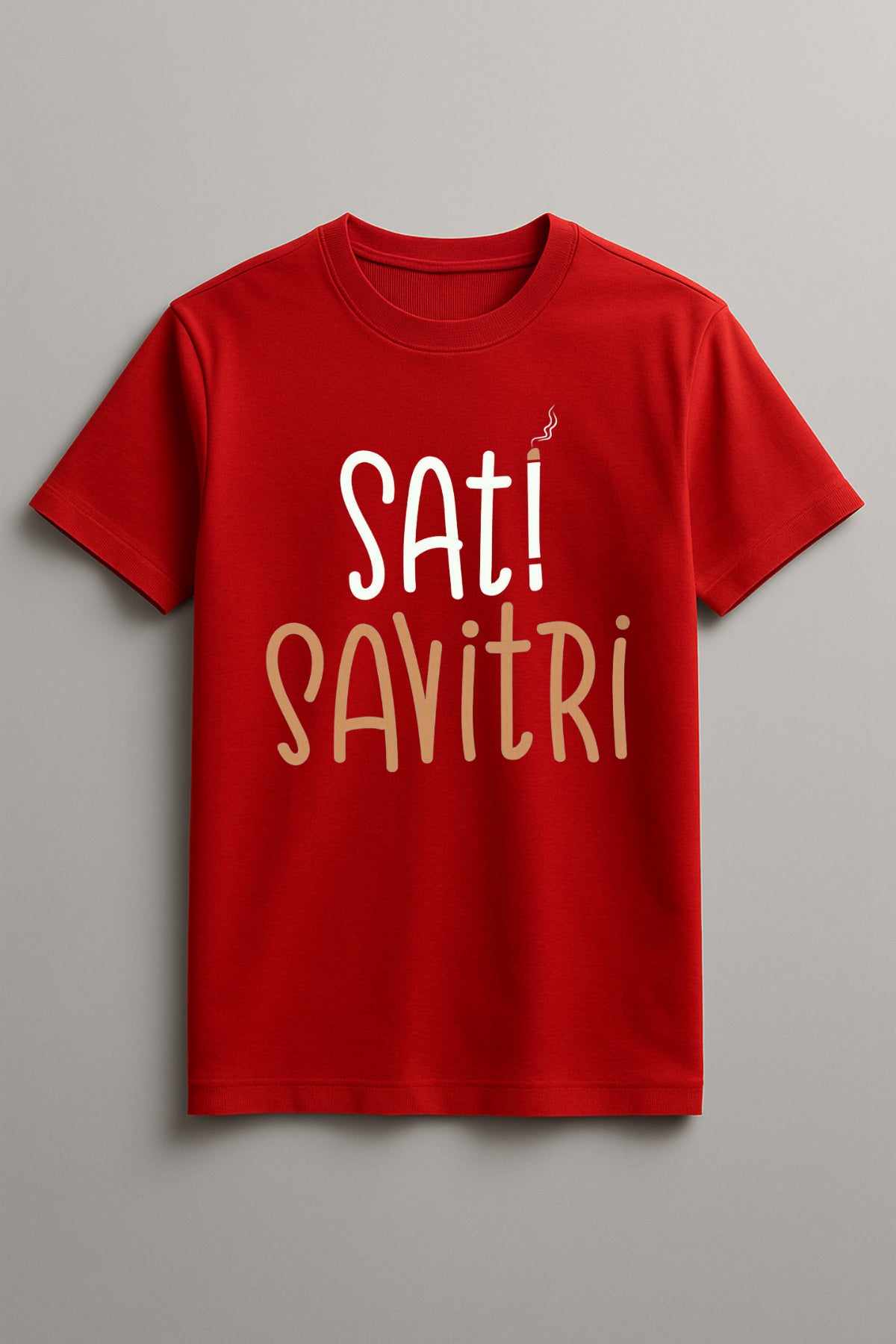Women's Sati Savitri Graphic Tee Round Neck Cotton