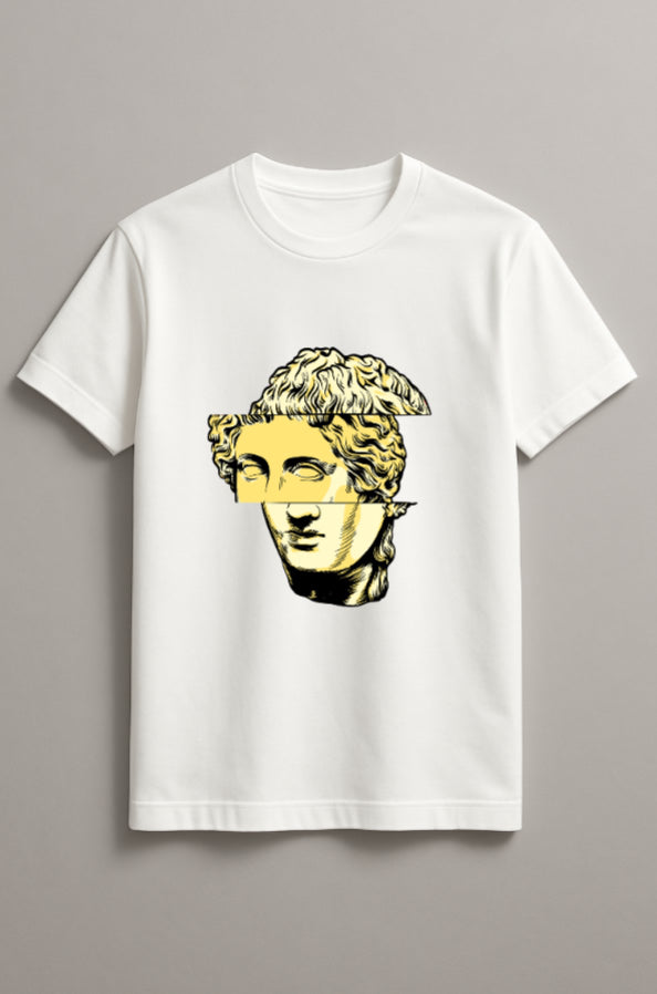 Unisex Renaissance Graphic Printed Round Neck Cotton T Shirt