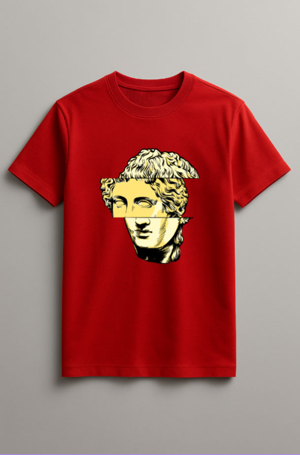 Unisex Renaissance Graphic Printed Round Neck Cotton T Shirt
