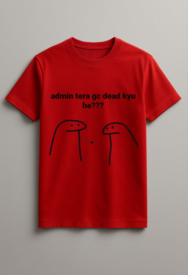 Unisex Lighthearted Graphic Printed Round Neck Cotton T Shirt