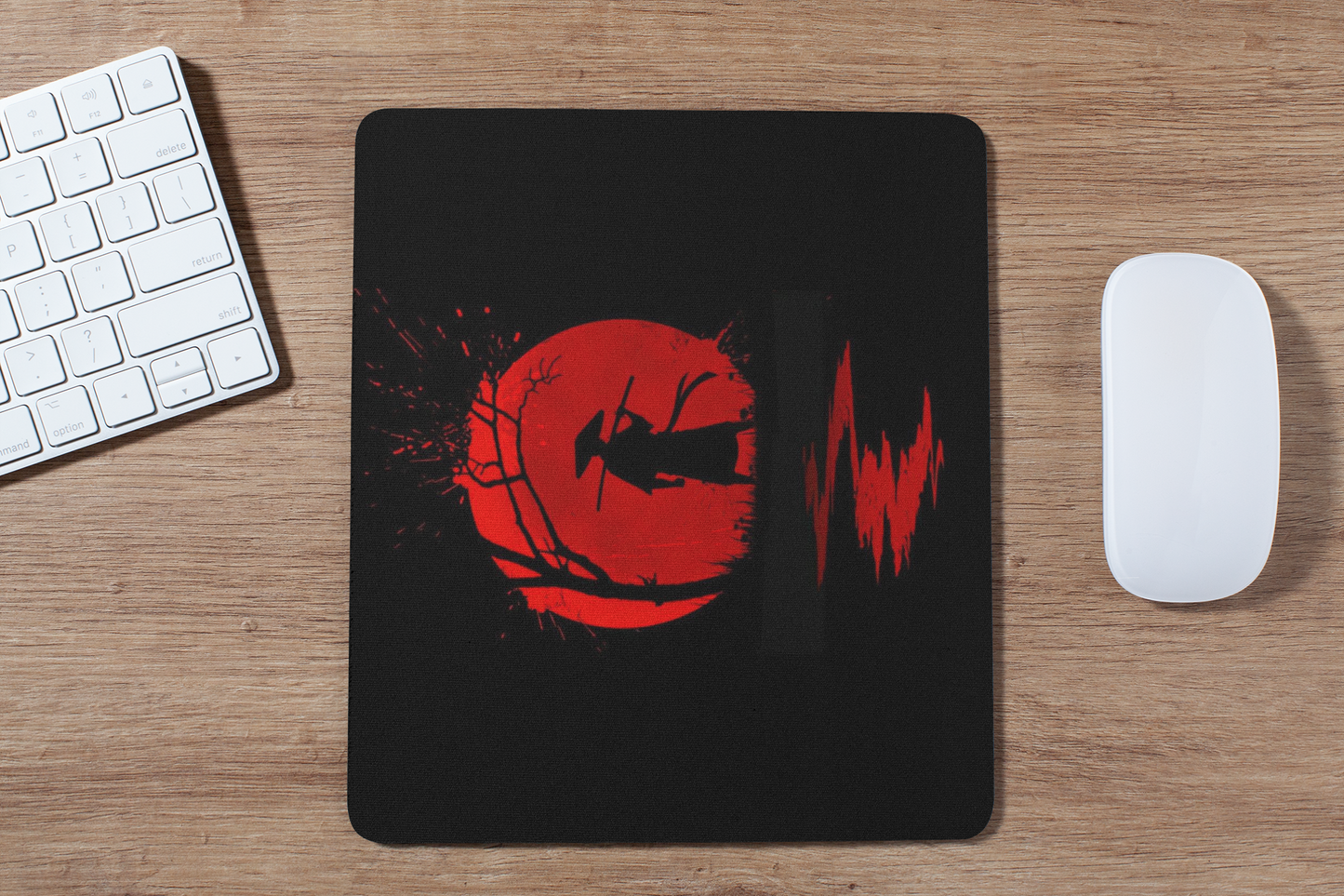 Evening samurai mouse pad