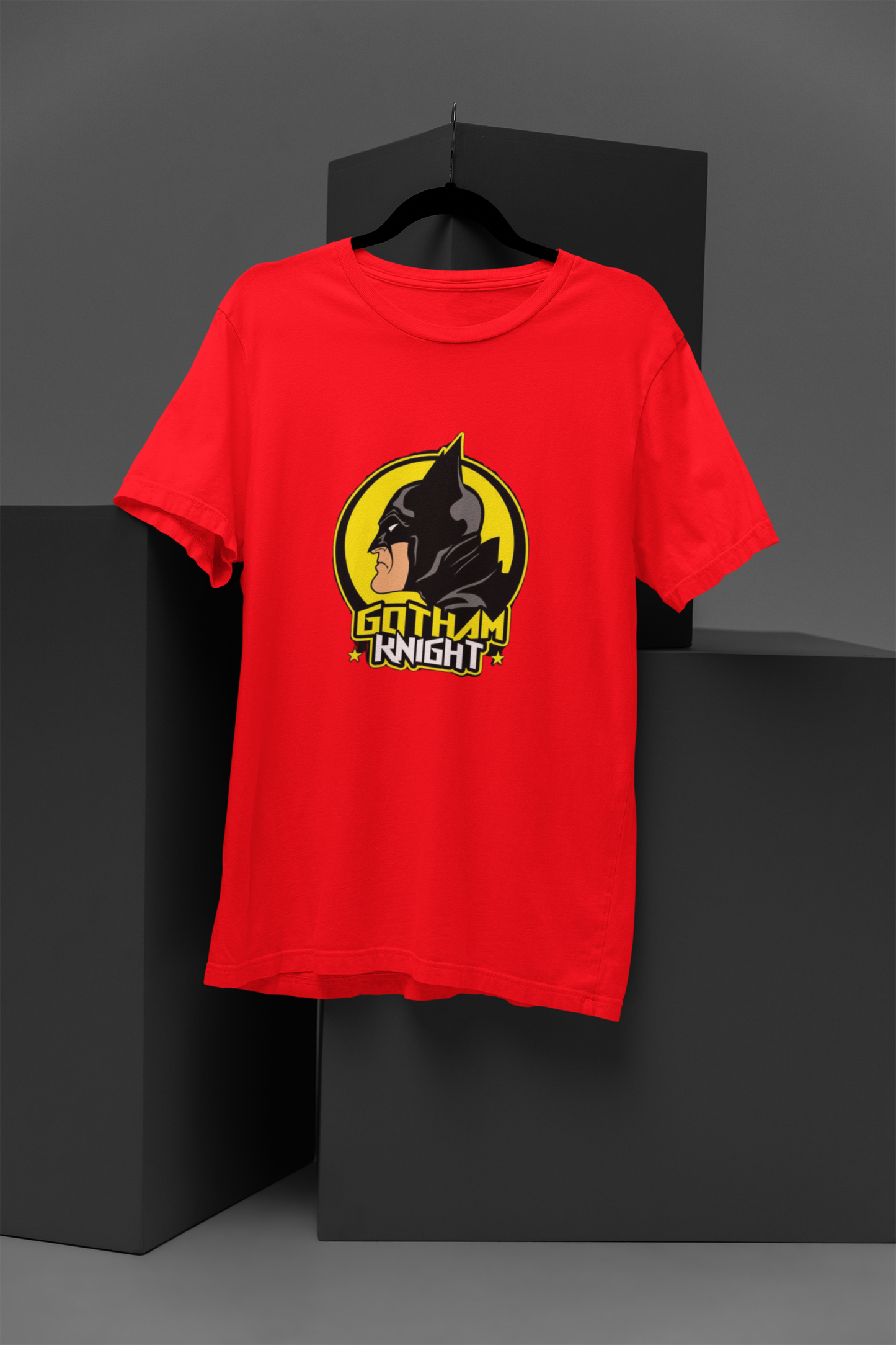 Unisex Batman Graphic Printed Round Neck Cotton T Shirt