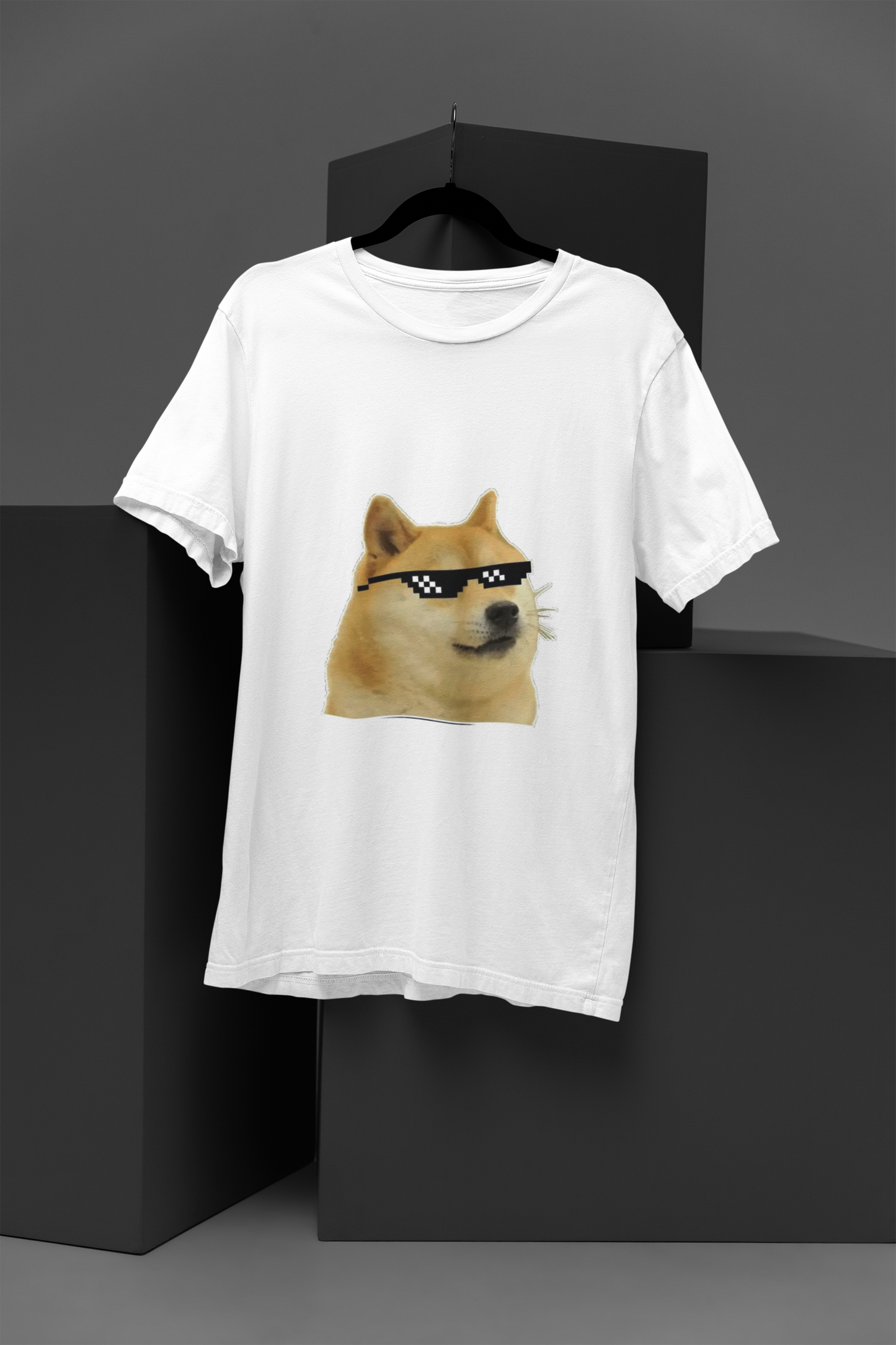 Unisex Cool Cheems Graphic Printed Round Neck Cotton T Shirt