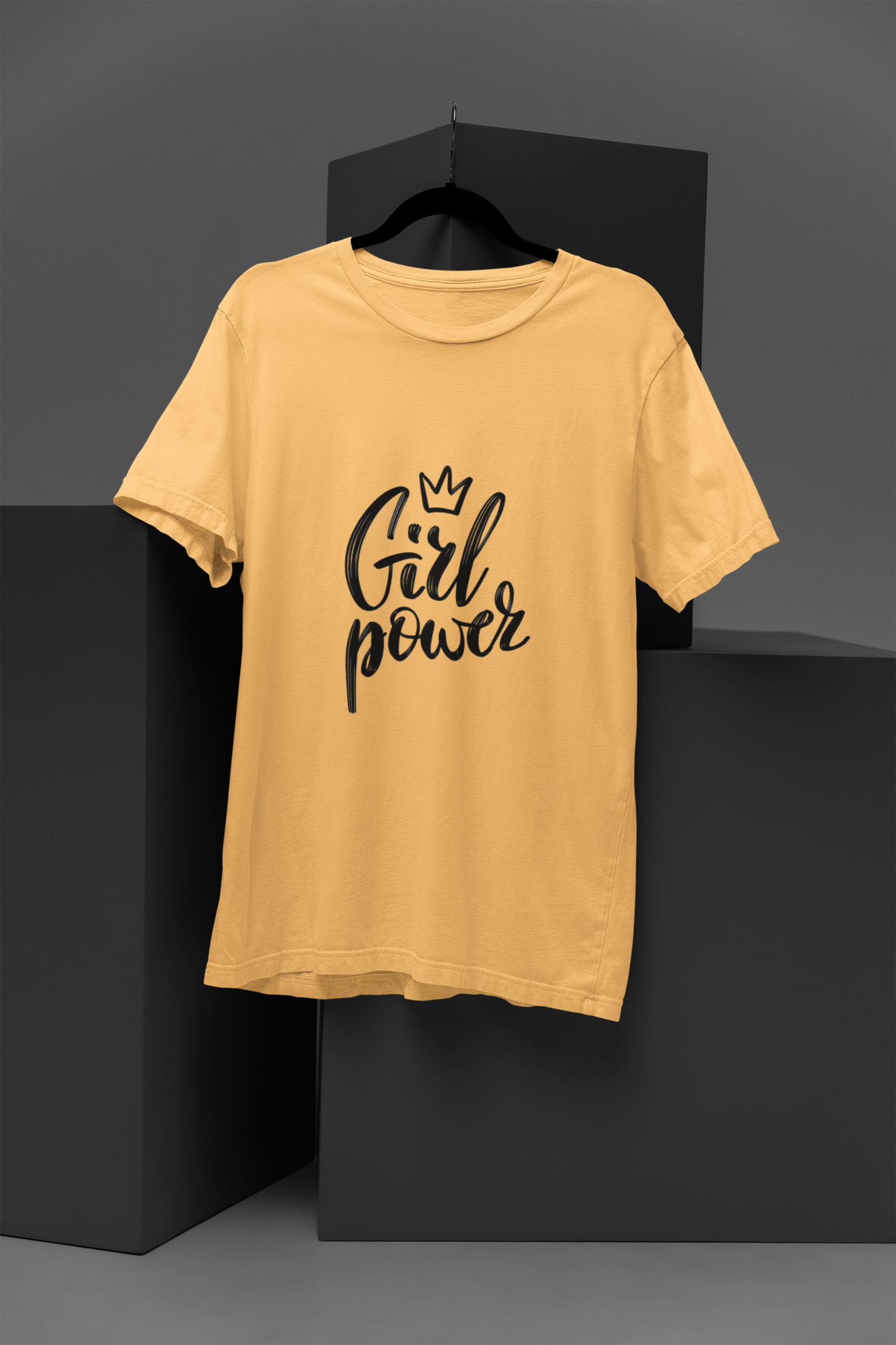 Girl Power Women's Graphic Tee Cotton Round Neck