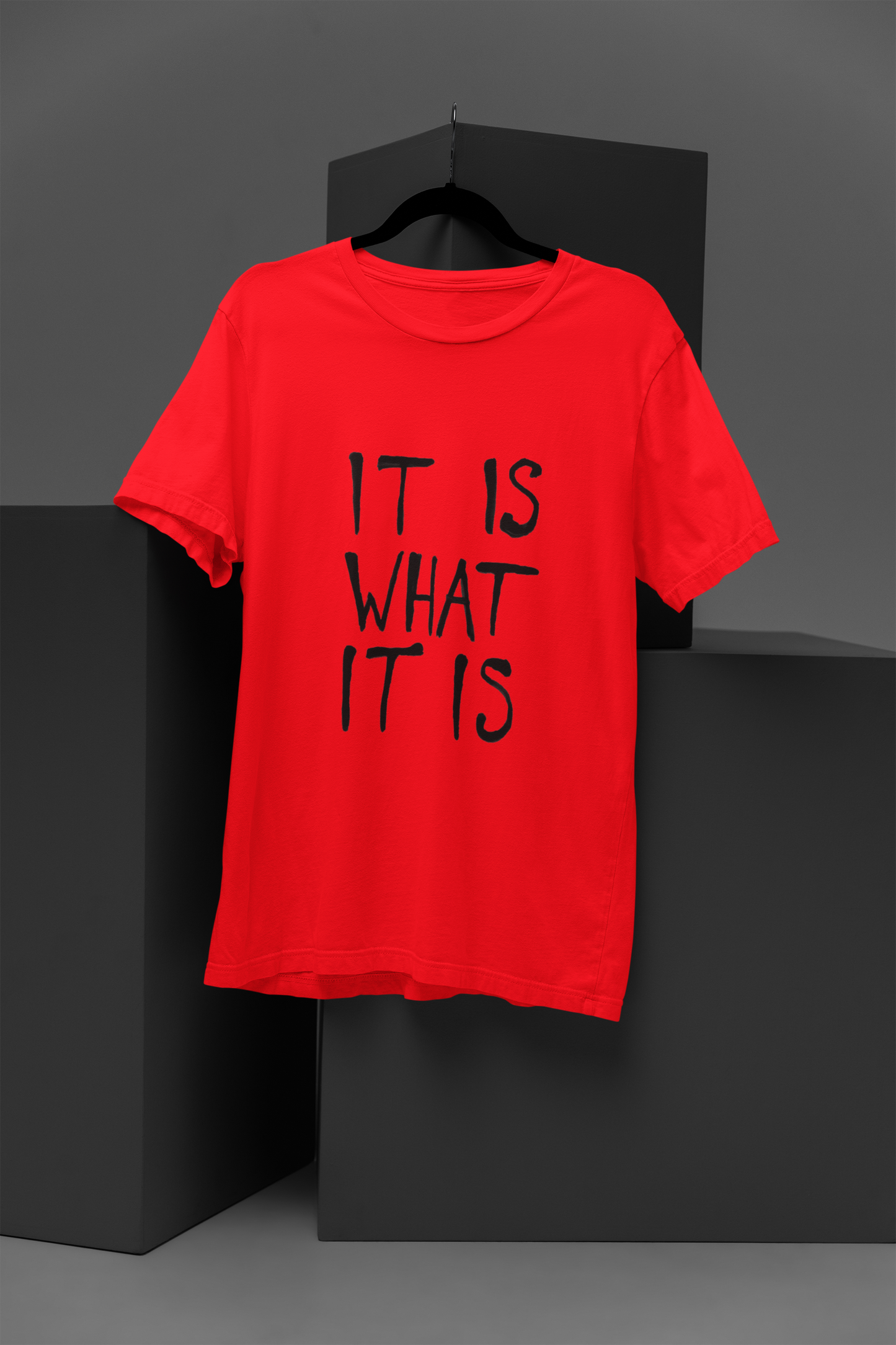 Unisex It Exists Graphic Printed Round Neck Cotton T Shirt