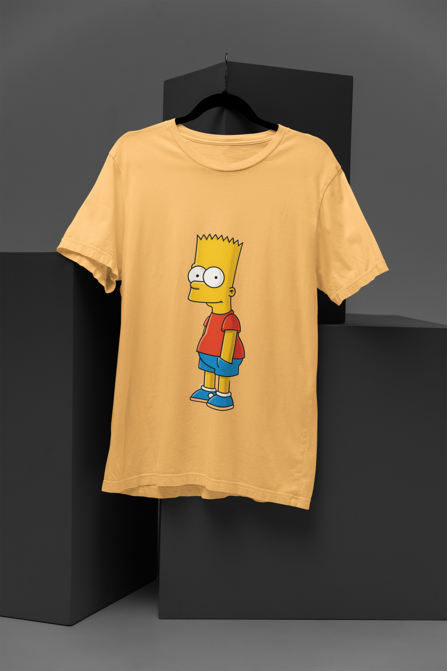 Unisex Witty Simpsons Graphic Printed Round Neck Cotton T Shirt