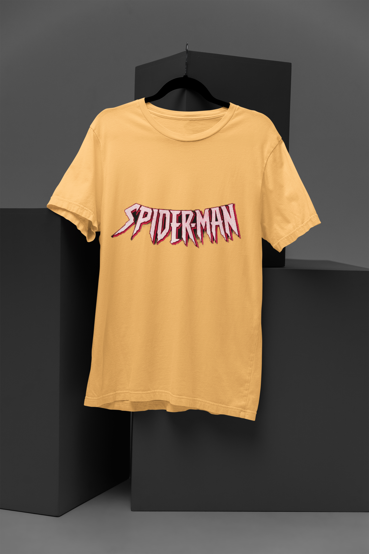 Unisex Spiderman Graphic Printed Round Neck Cotton T Shirt