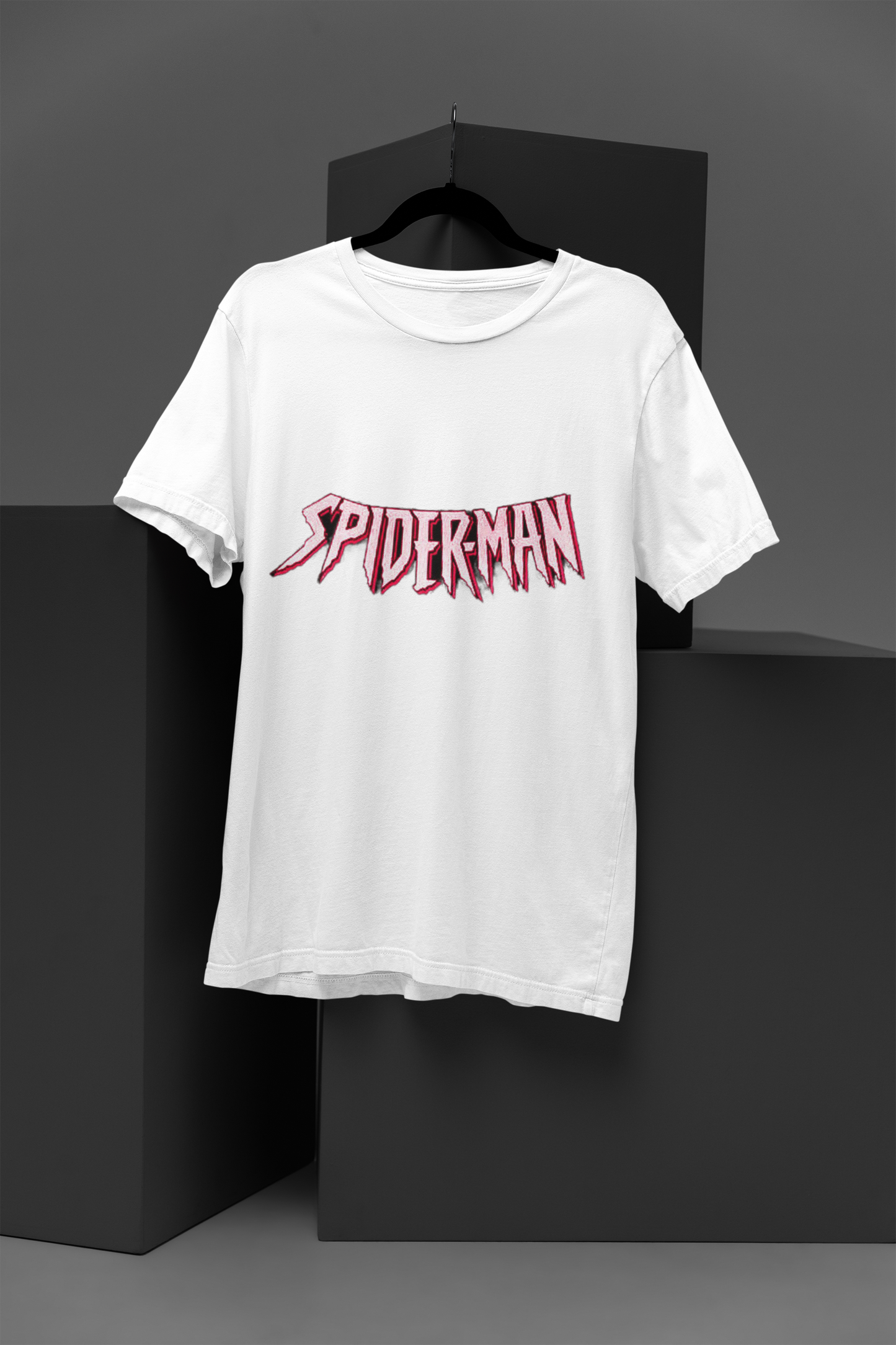 Unisex Spiderman Graphic Printed Round Neck Cotton T Shirt