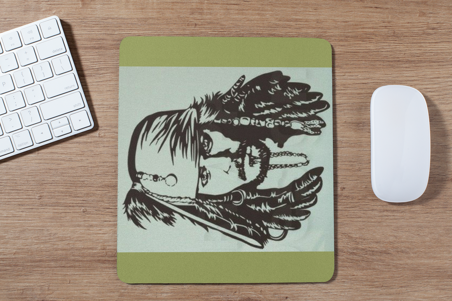 Jack sparrow mouse pad