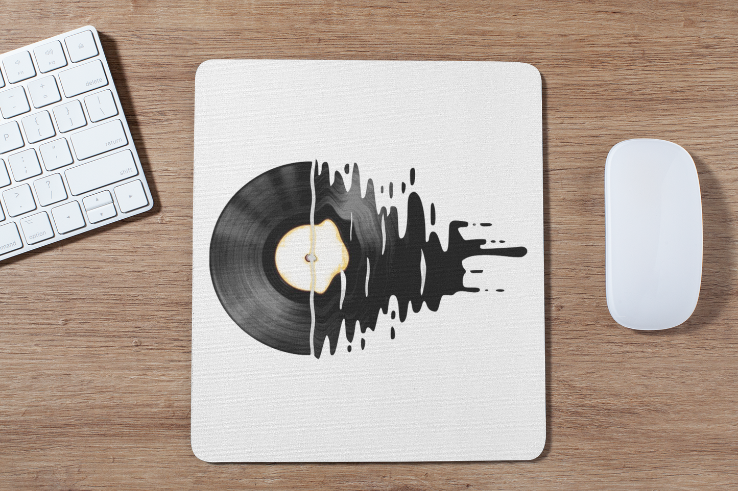 Melting cd mouse pad