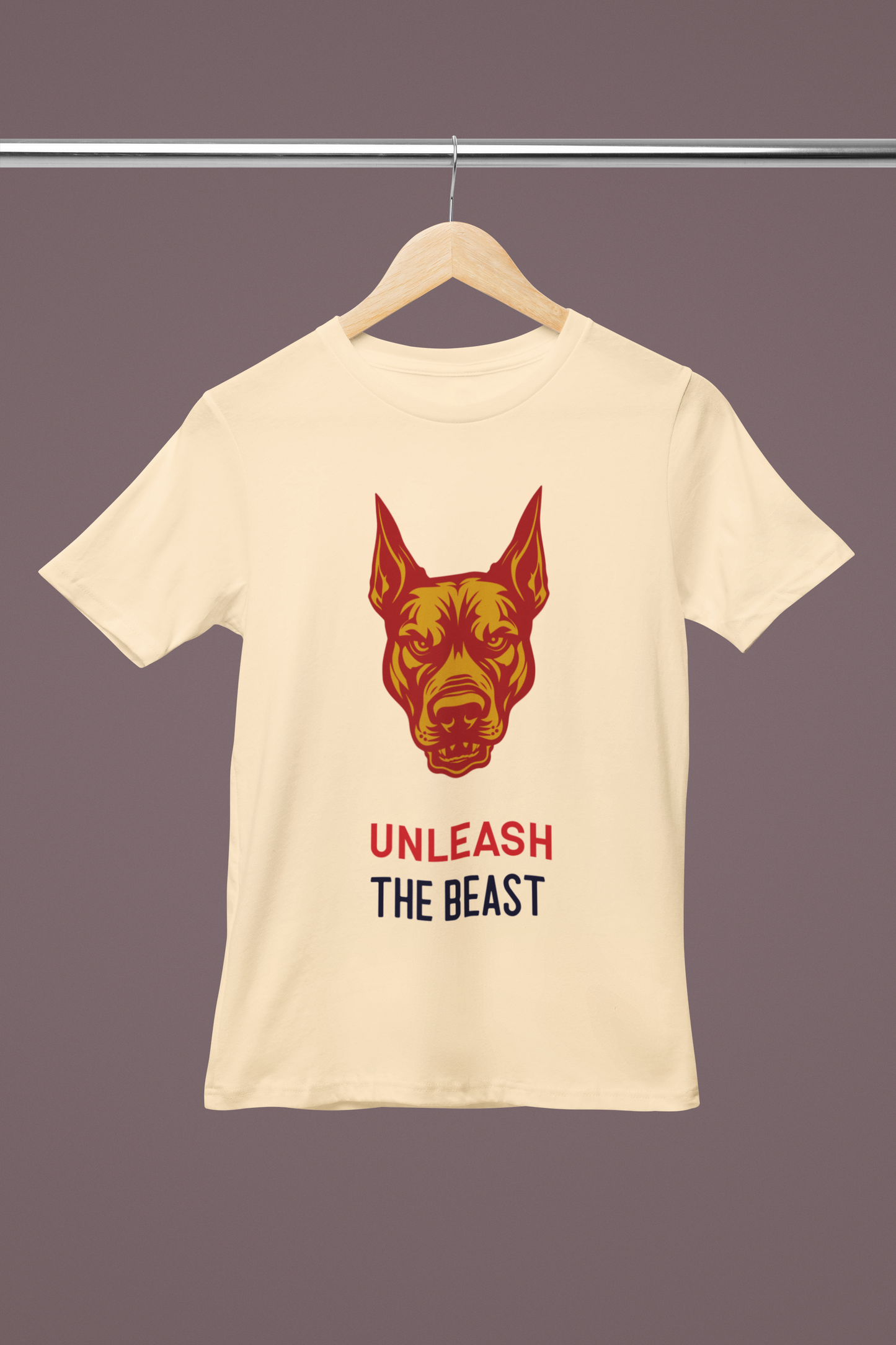 Unisex Watch Dog Graphic Printed Round Neck Cotton T Shirt