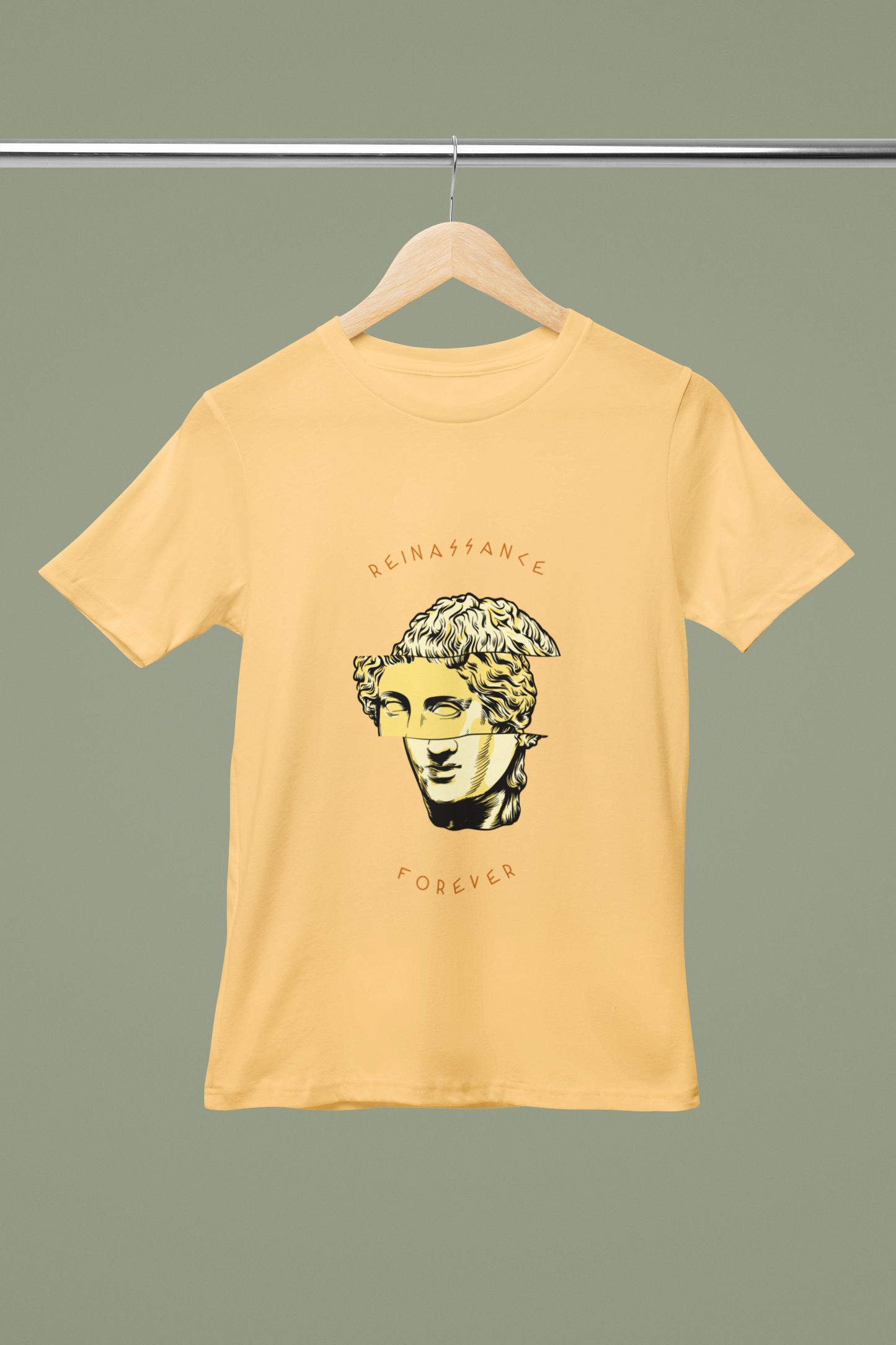 Unisex Renaissance Graphic Printed Round Neck Cotton T Shirt