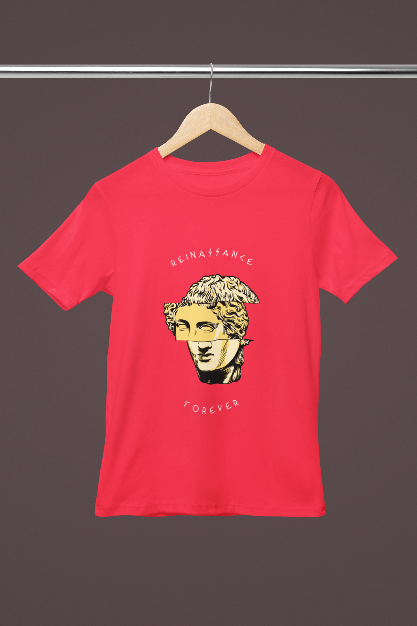 Unisex Renaissance Graphic Printed Round Neck Cotton T Shirt