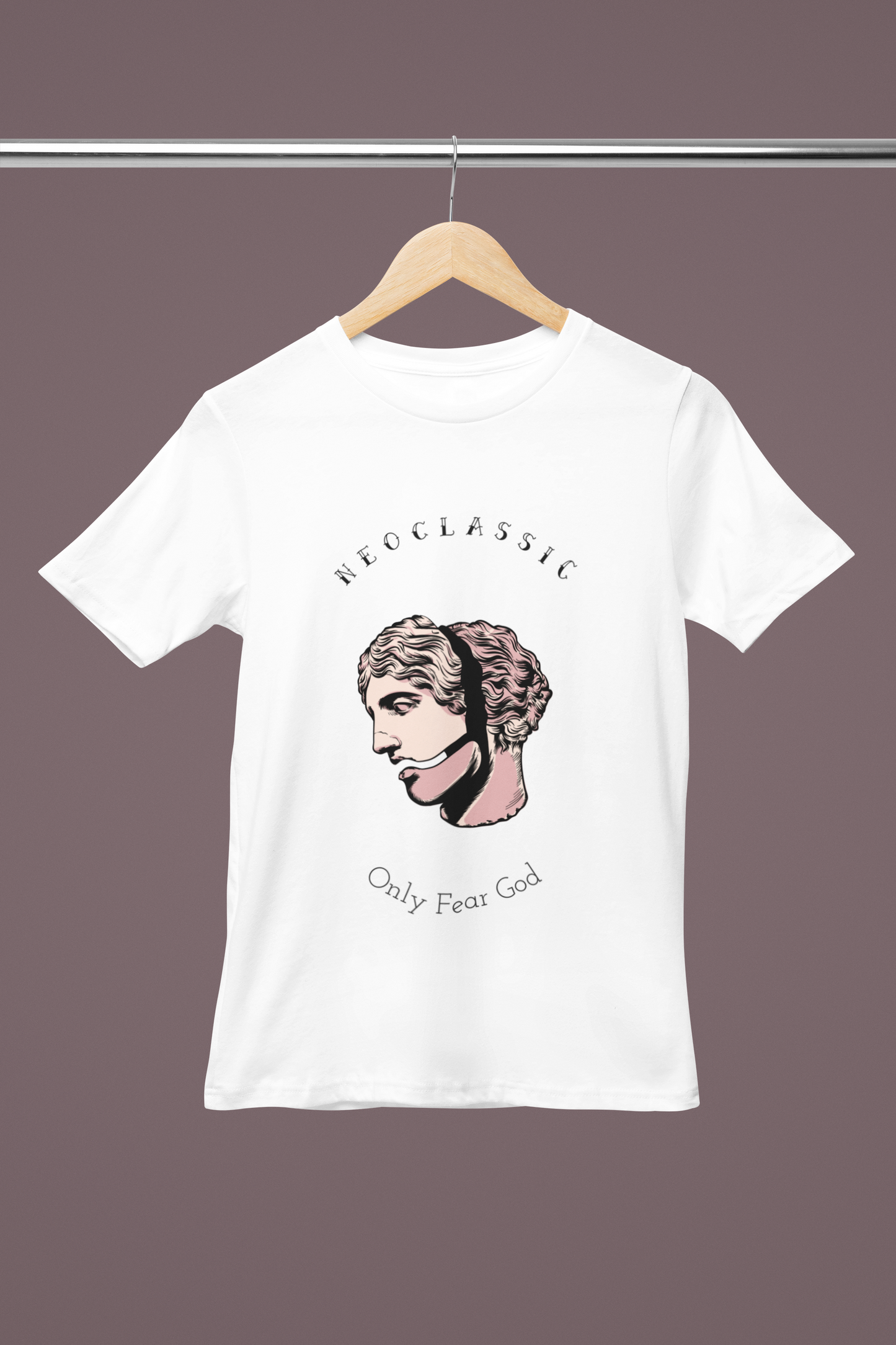 Unisex The Thinker Graphic Printed Round Neck Cotton T Shirt