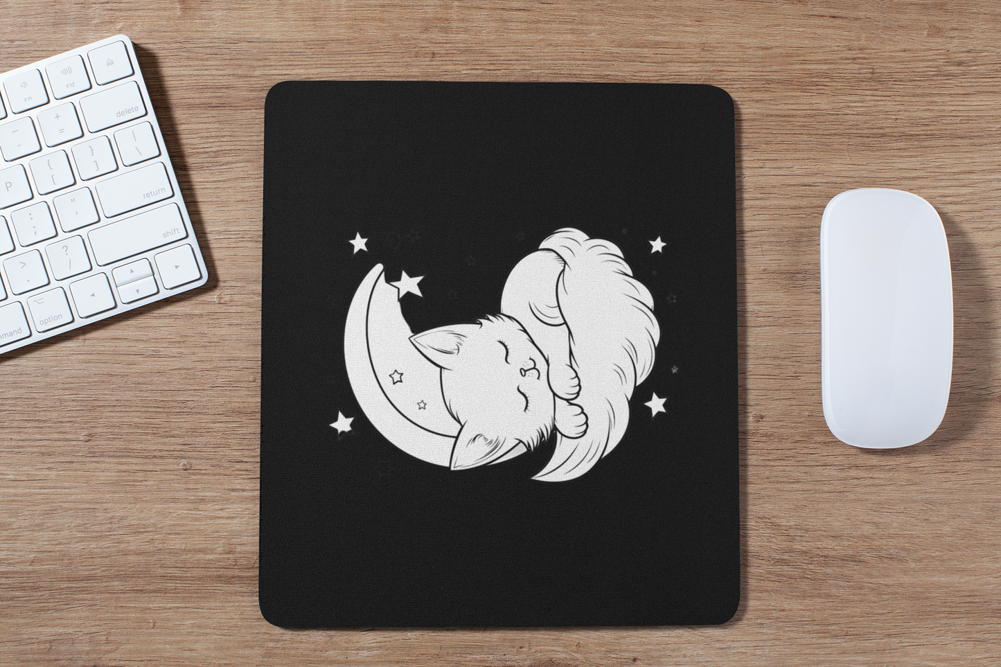 Moon Kitty Mousepad