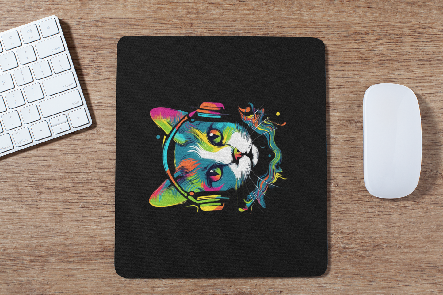 Music cat mouse pad