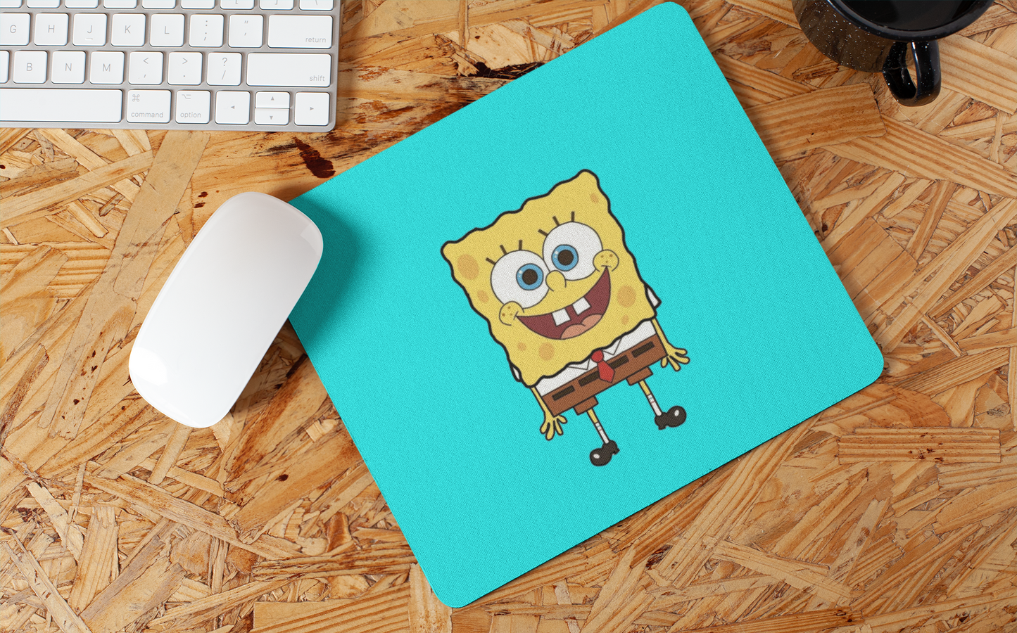 Sponge bob mouse pad