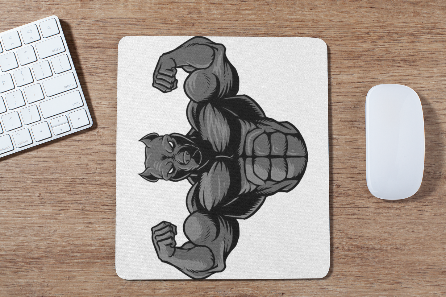 Strong ptbull mouse pad