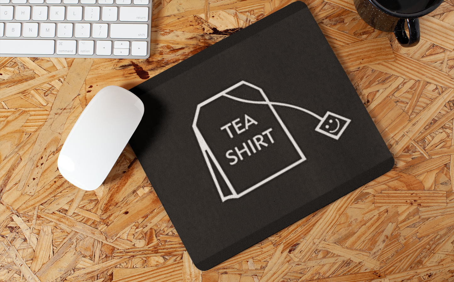 Tea shirt mouse pad