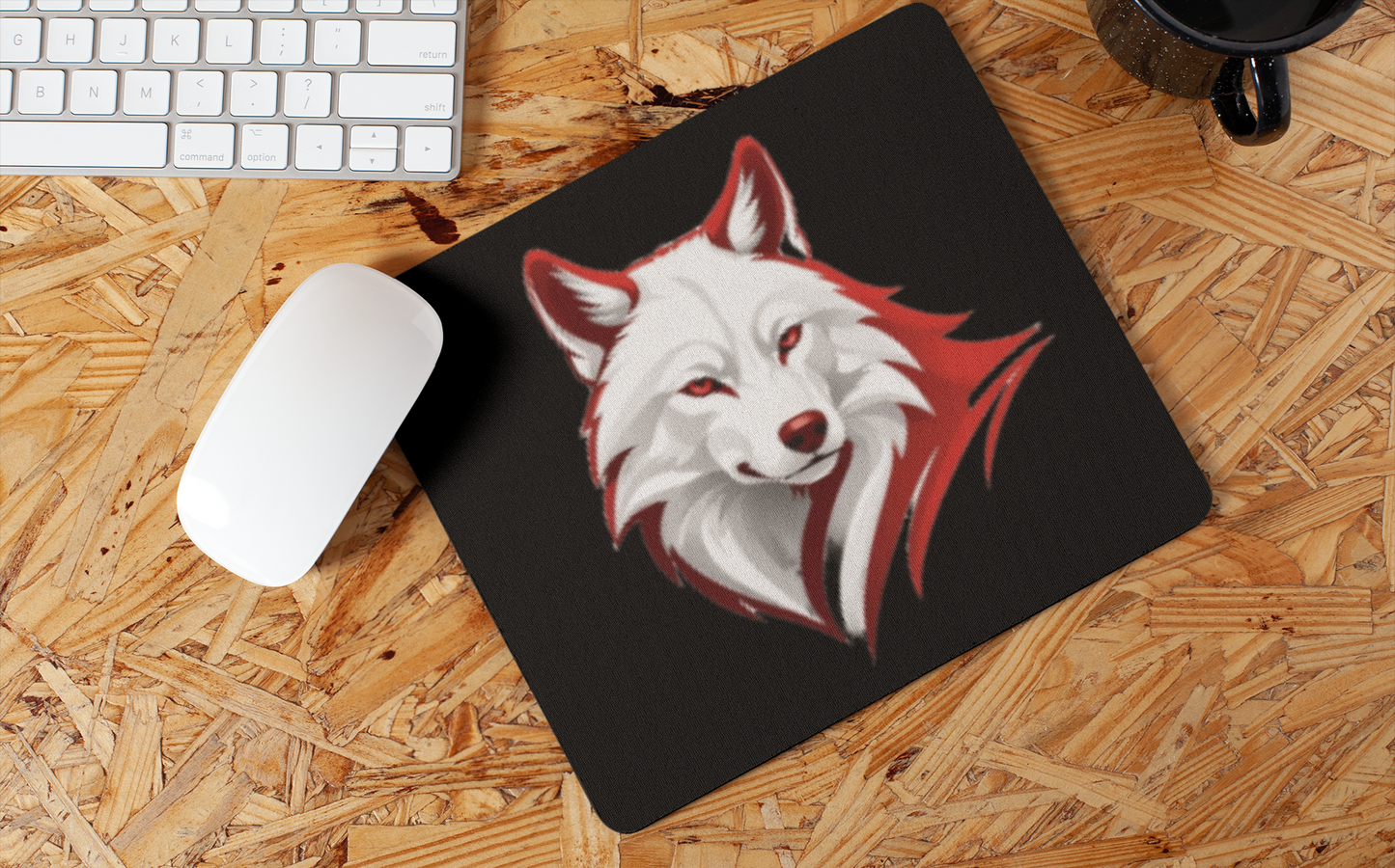 Wolf mouse pad