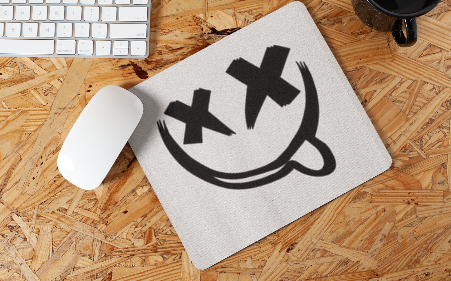 X smile mouse pad