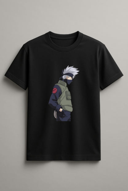 Unisex Anime Guy Graphic Printed Round Neck Cotton T Shirt