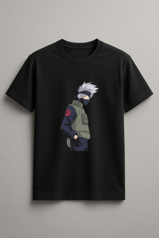 Unisex Anime Guy Graphic Printed Round Neck Cotton T Shirt