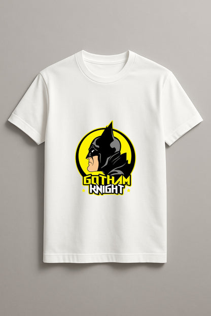 Unisex Batman Graphic Printed Round Neck Cotton T Shirt