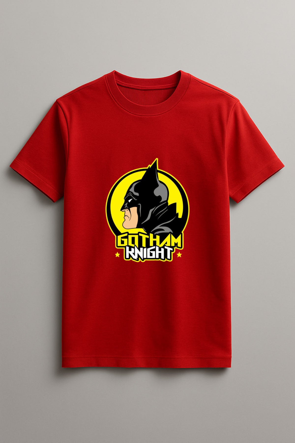 Unisex Batman Graphic Printed Round Neck Cotton T Shirt