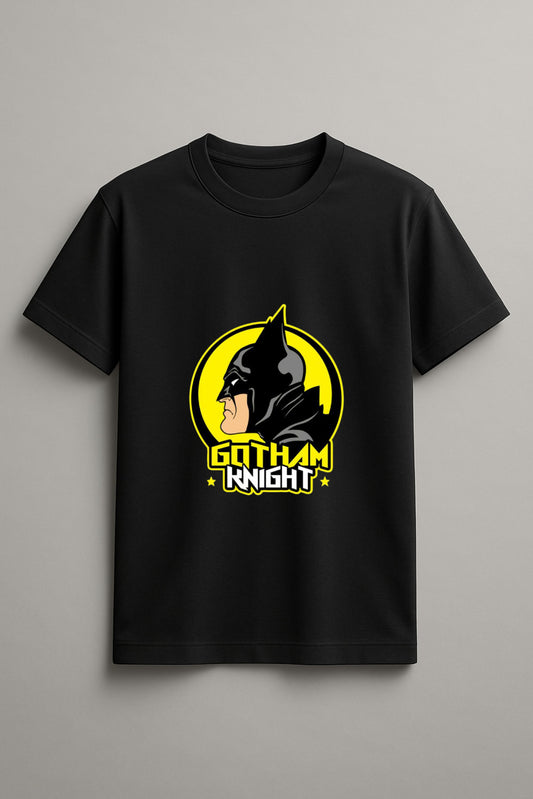 Unisex Batman Graphic Printed Round Neck Cotton T Shirt