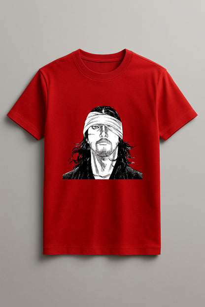 Unisex Pirate guy Graphic Printed Round Neck Cotton T Shirt