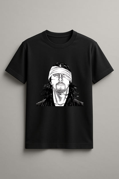 Unisex Pirate guy Graphic Printed Round Neck Cotton T Shirt