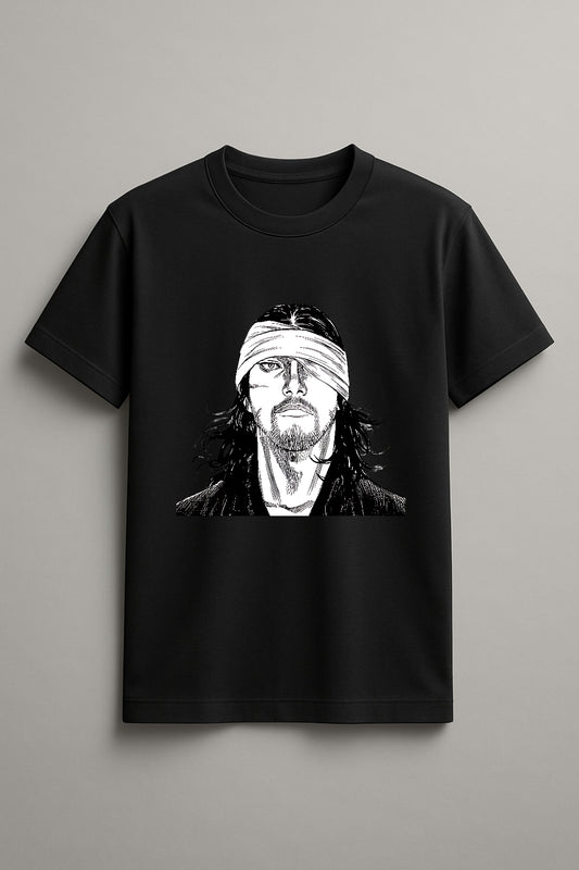Unisex Pirate guy Graphic Printed Round Neck Cotton T Shirt