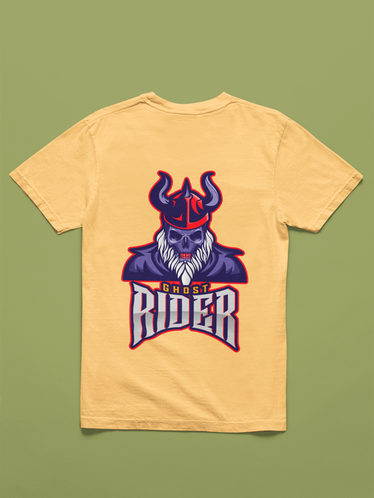 Unisex Retro Rebels Graphic Printed Round Neck Cotton T Shirt
