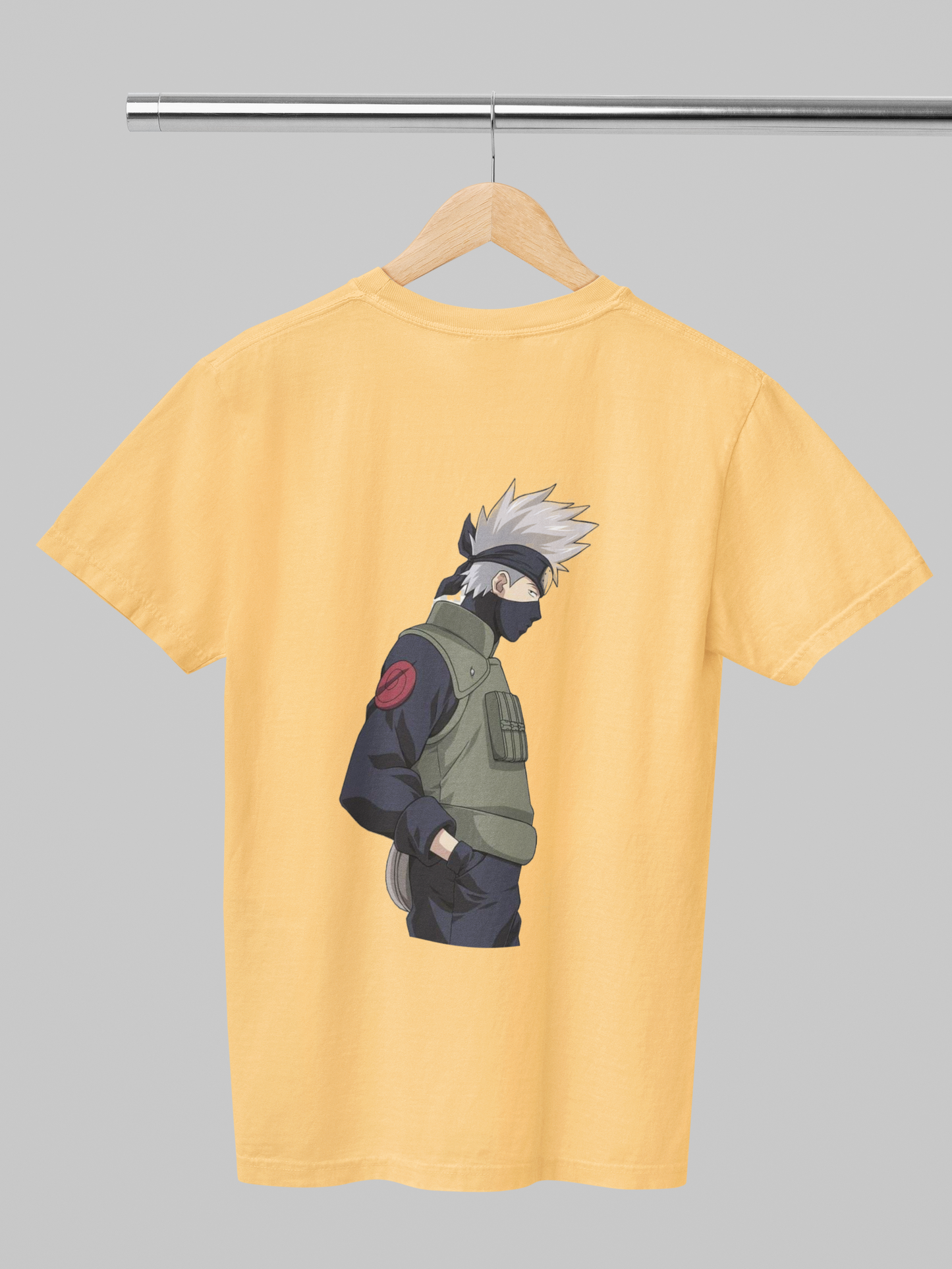 Unisex Anime Guy Graphic Printed Round Neck Cotton T Shirt