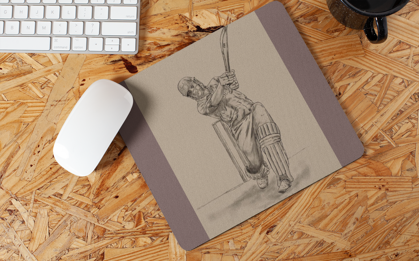 Dhoni mouse pad