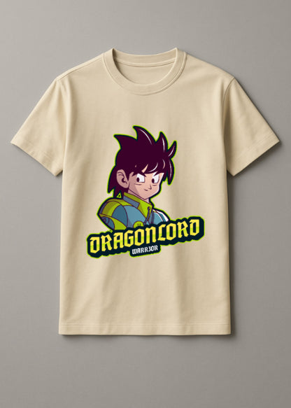 Unisex Lord Goku Graphic Printed Round Neck Cotton T Shirt
