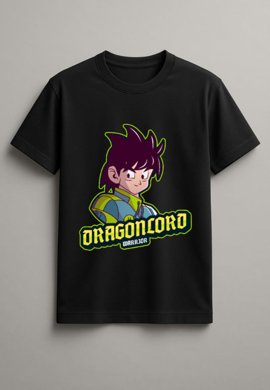 Unisex Lord Goku Graphic Printed Round Neck Cotton T Shirt